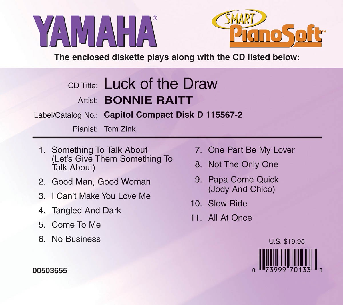 Bonnie Raitt - Luck of the Draw