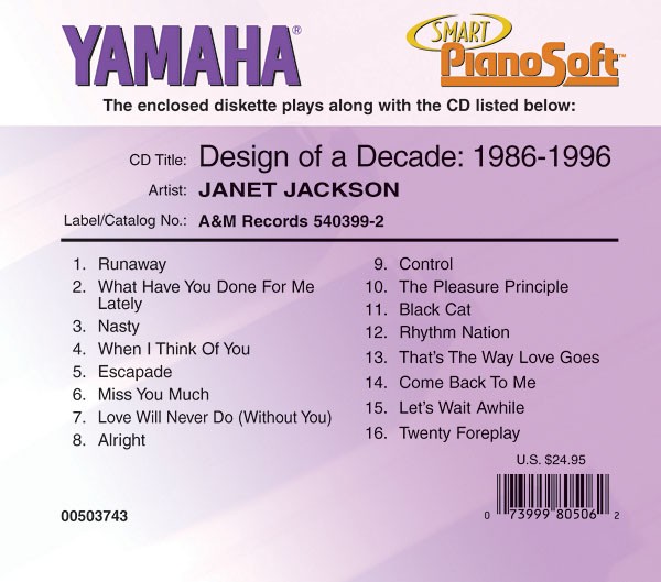 Janet Jackson - Design of a Decade: 1986-1996