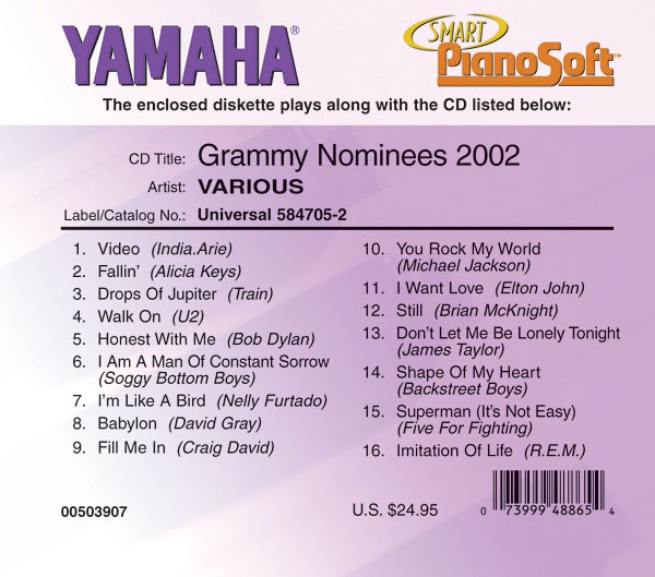 Grammy Nominees 2002