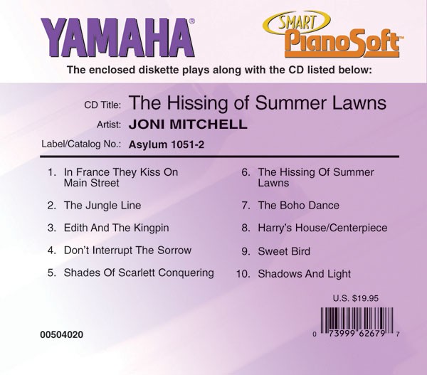 Joni Mitchell - The Hissing of Summer Lawns