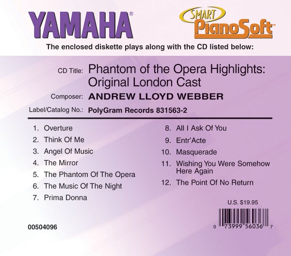 Phantom of the Opera Highlights: Original London Cast