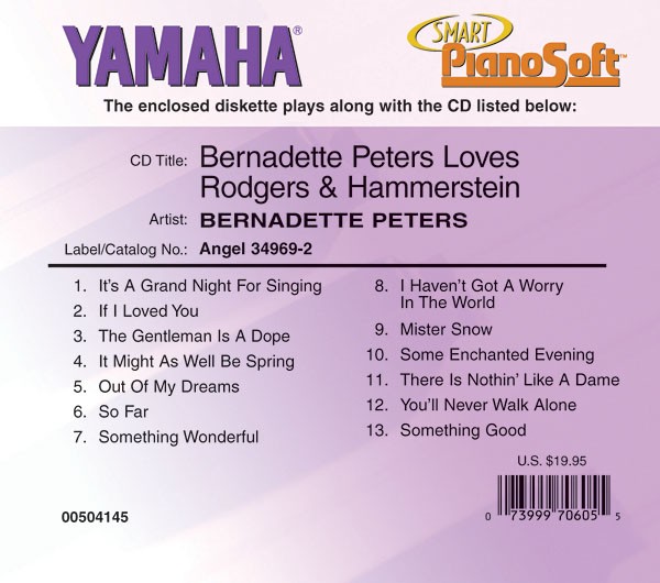 Bernadette Peters Loves Rodgers & Hammerstein