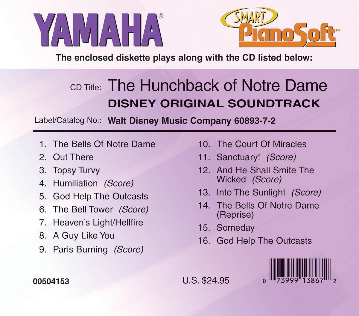 The Hunchback of Notre Dame (Disney Original Soundtrack)
