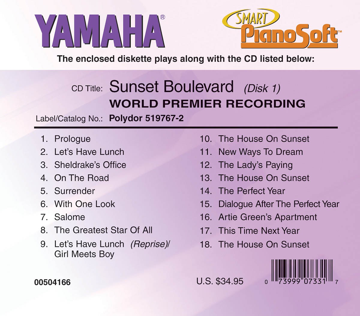 Sunset Boulevard - World Premier Recording (2-Disc Set)