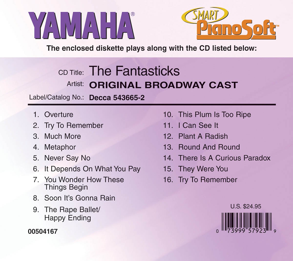 The Fantasticks - Original Broadway Cast