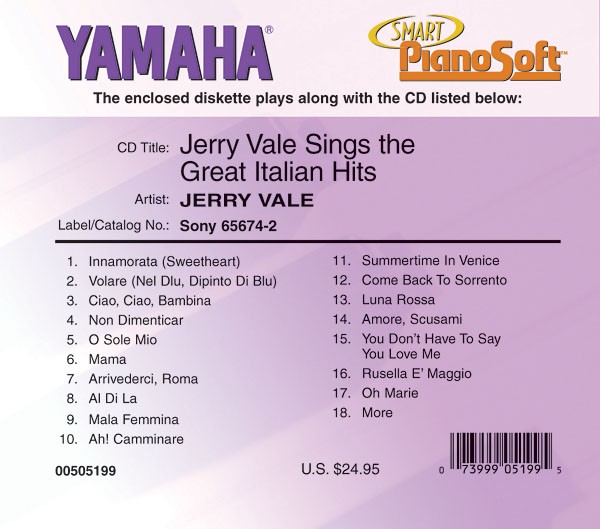 Jerry Vale Sings the Great Italian Hits