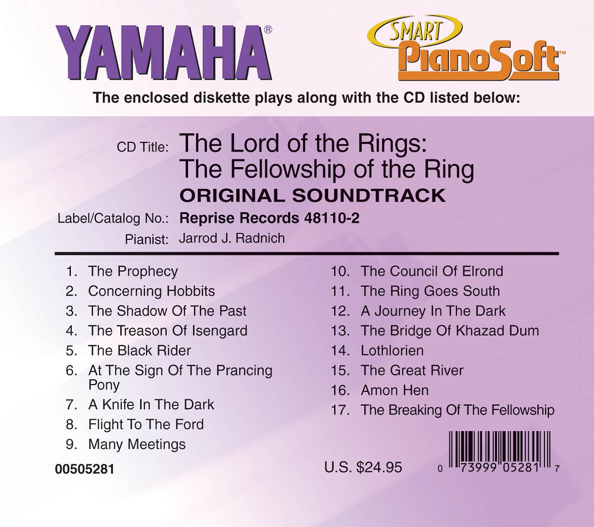 The Lord of the Rings: The Fellowship of the Ring - Original Soundtrack