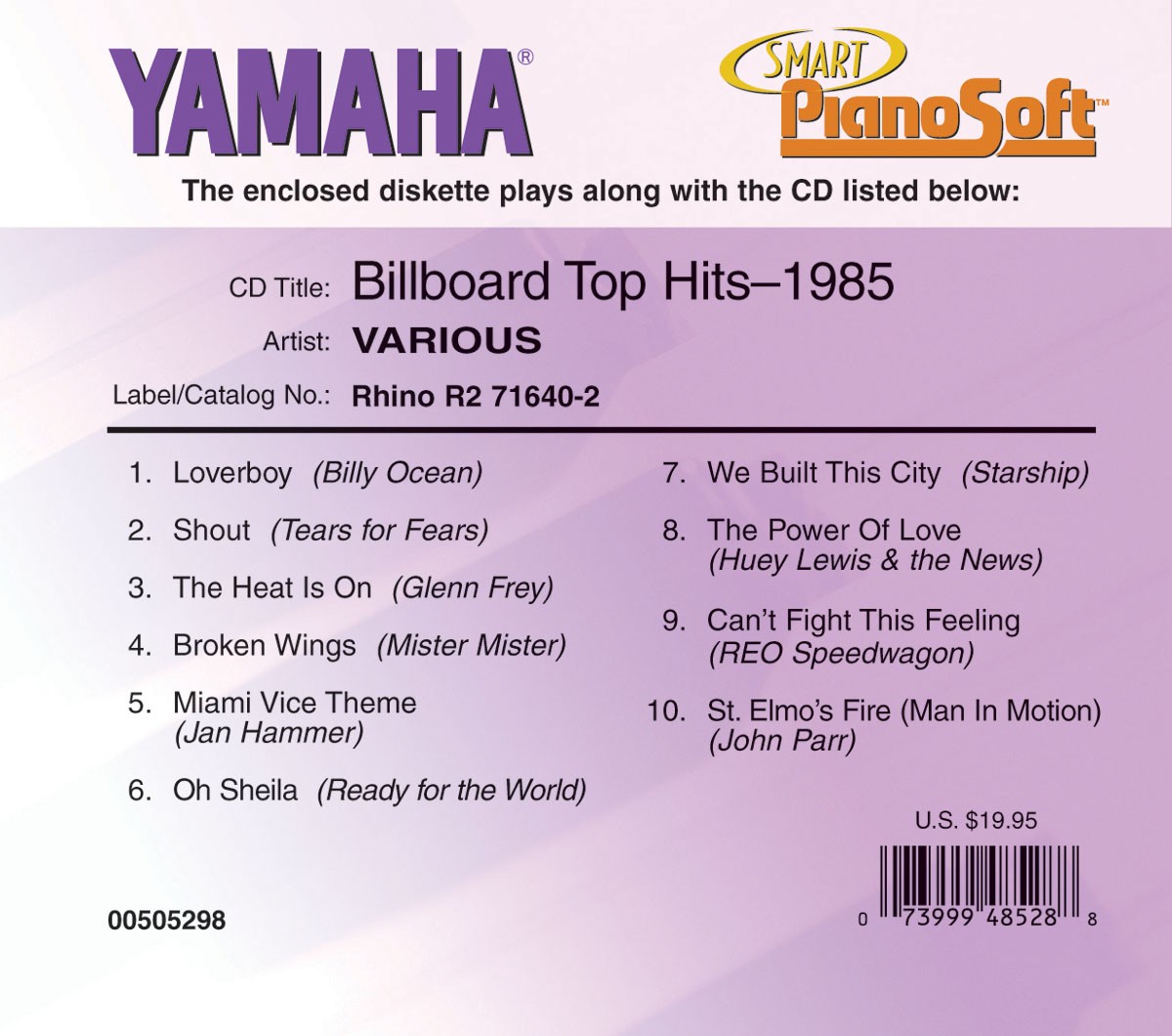 Billboard Top Hits - 1985