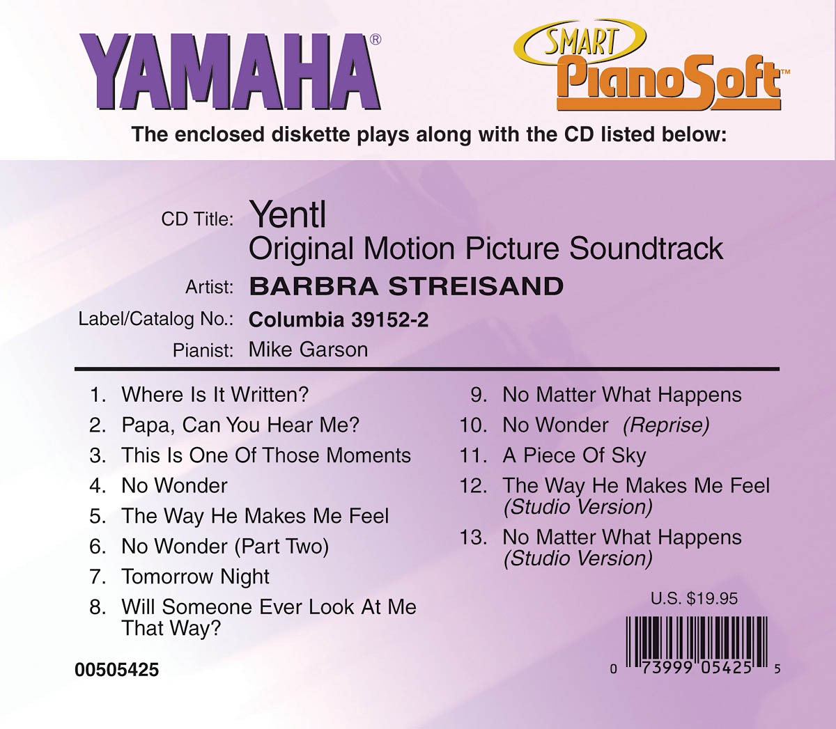 Barbra Streisand - Yentl - Original Motion Picture Soundtrack