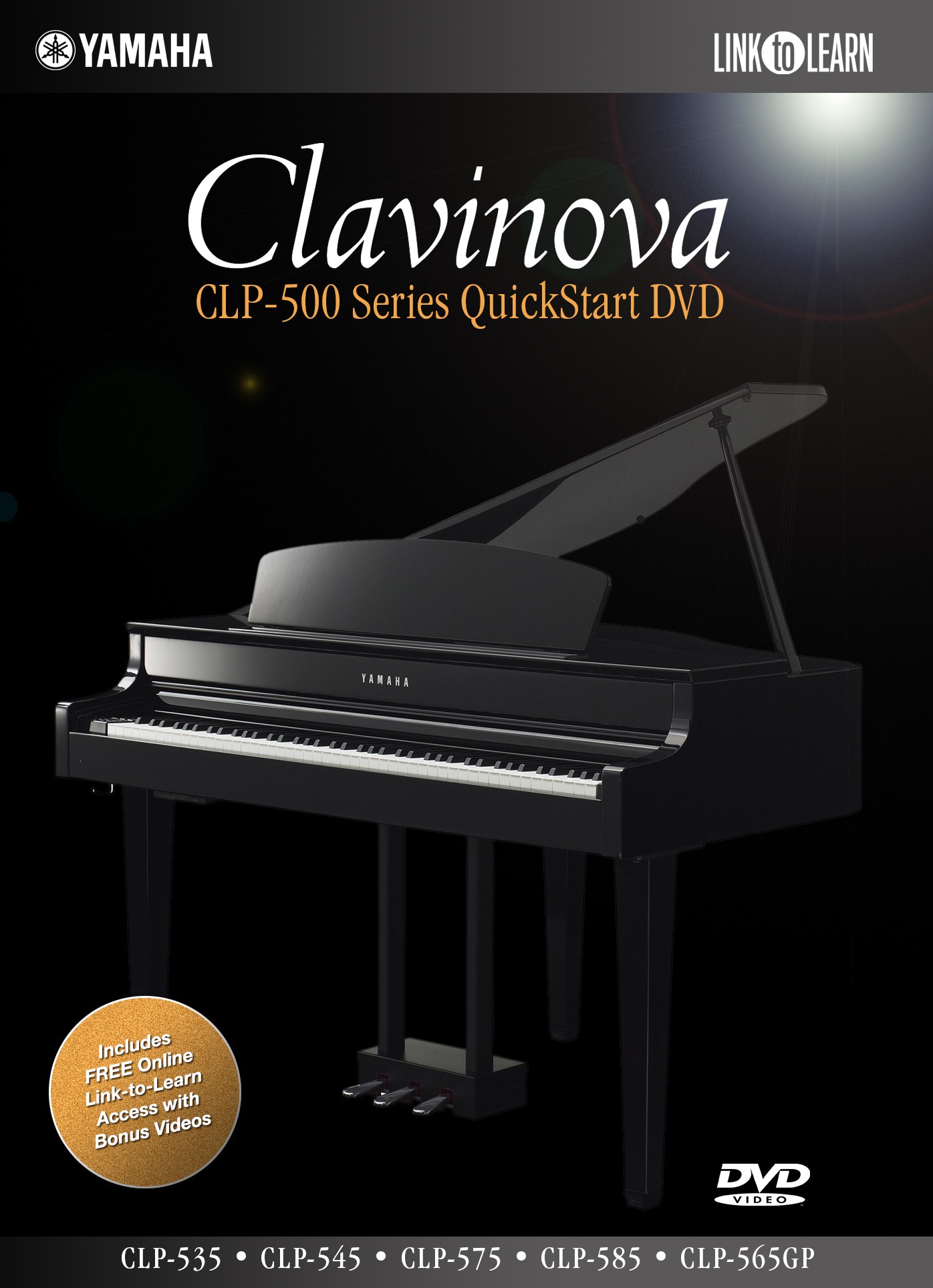 Clavinova CLP-500 Series VirtualDVD