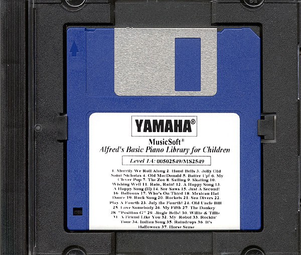 Alfred's Basic Piano Library for Children - Level 1A Disk