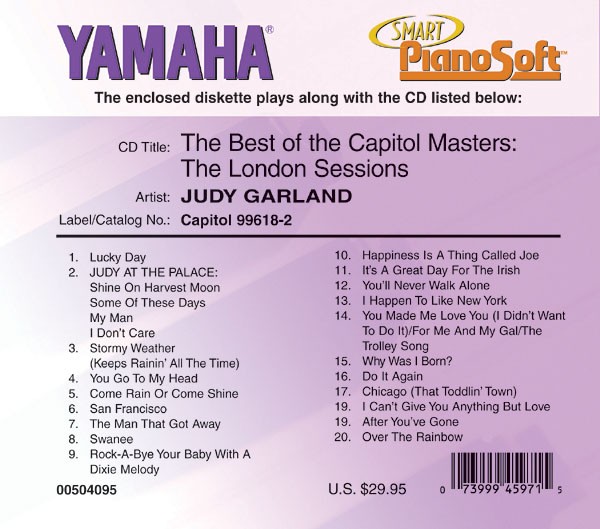Judy Garland - The Best of the Capitol Masters: The London Sessions