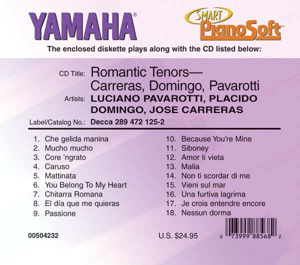 Romantic Tenors - Carreras, Domingo, Pavarotti