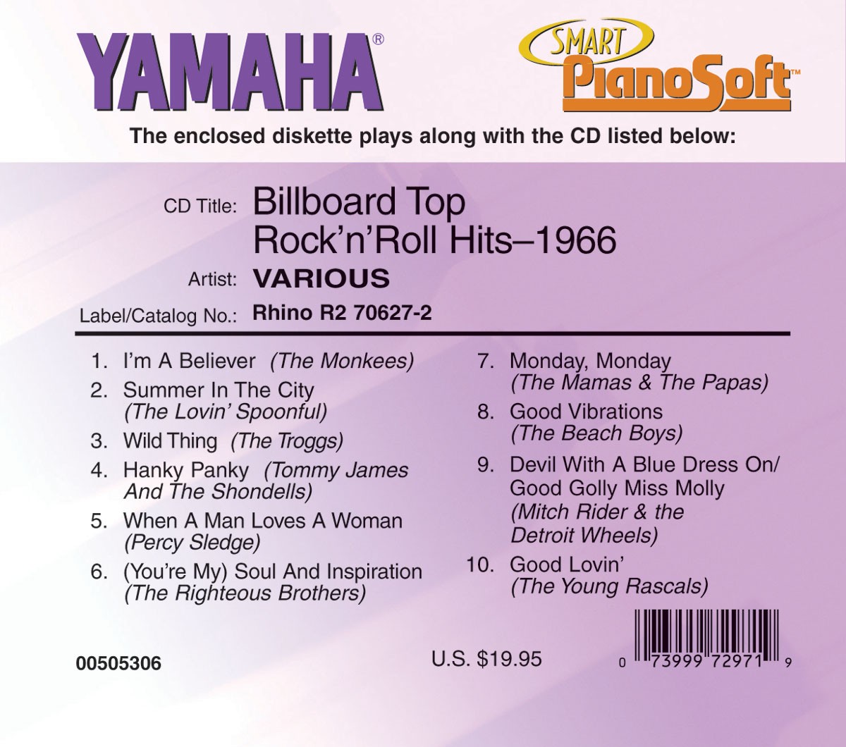 Billboard Top Rock'n'Roll Hits - 1966