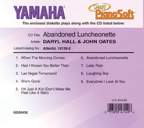 Hall & Oates - Abandoned Luncheonette