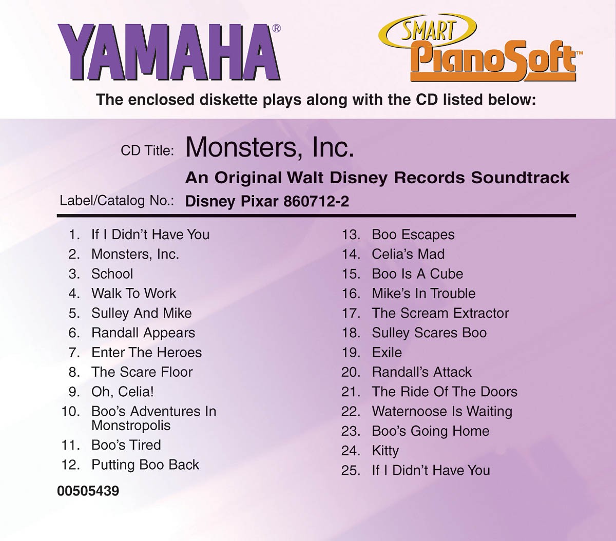 Monsters, Inc. (Original Disney Soundtrack)
