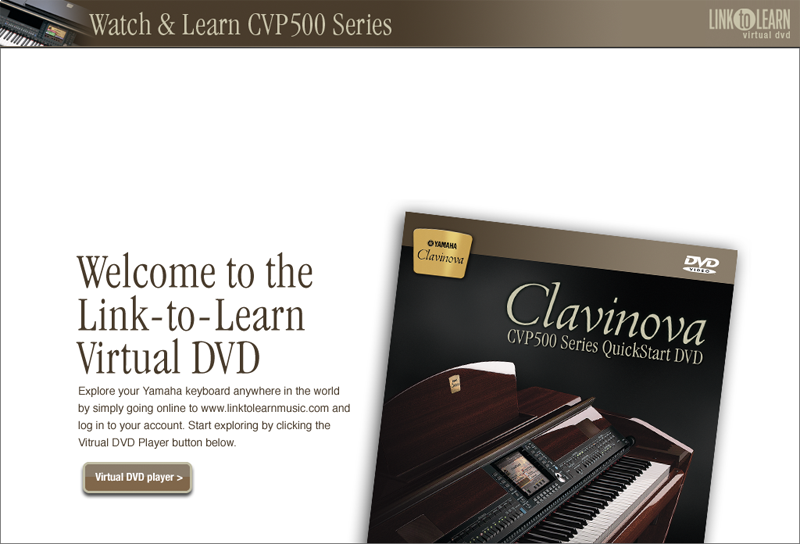 Clavinova CVP500 Quickstart Experience