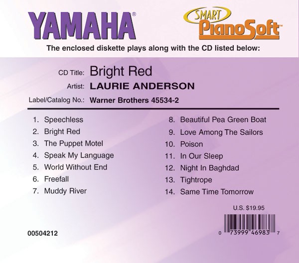 Laurie Anderson - Bright Red