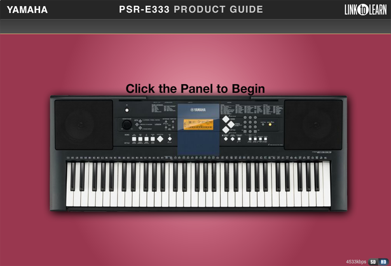 PSR-E333/233 Panel Tour